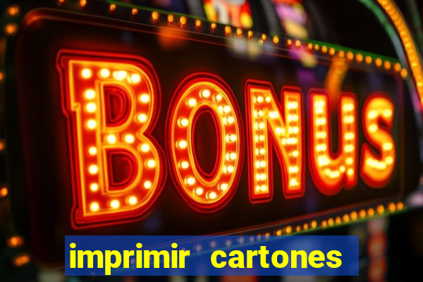 imprimir cartones de bingo