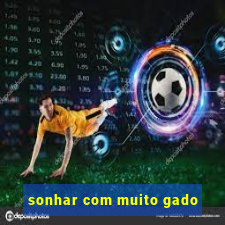 sonhar com muito gado