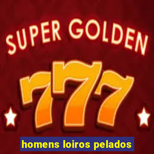 homens loiros pelados