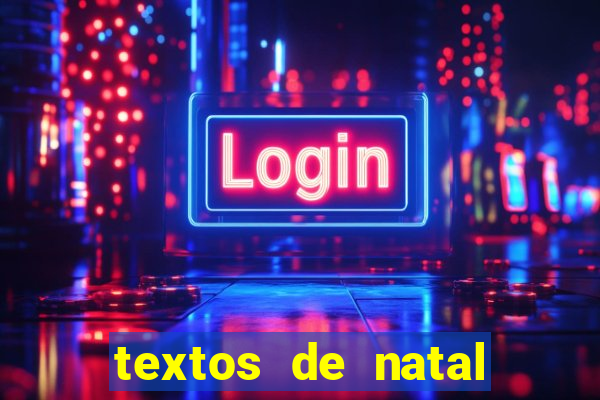 textos de natal para leitura