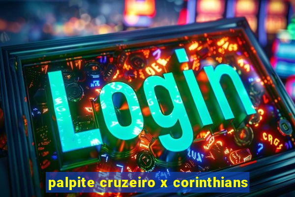 palpite cruzeiro x corinthians