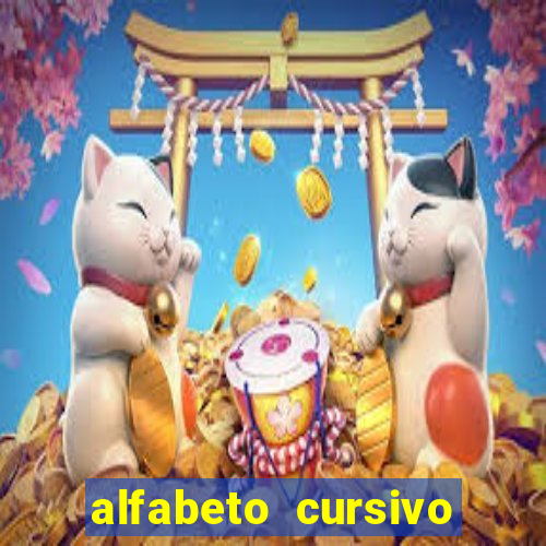 alfabeto cursivo pontilhado para imprimir pdf