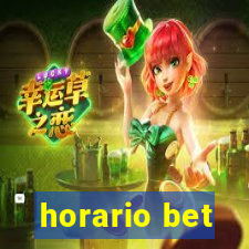 horario bet